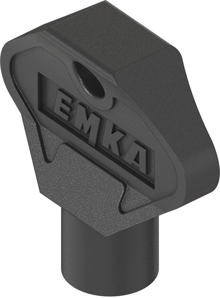 key for insert triangular 7, Polyamide GF black