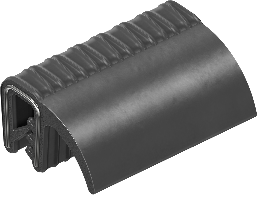 Sealing profile, self-clamping, Foam rubber EPDM; clamping profile EPDM 65 ± 5 Shore A black