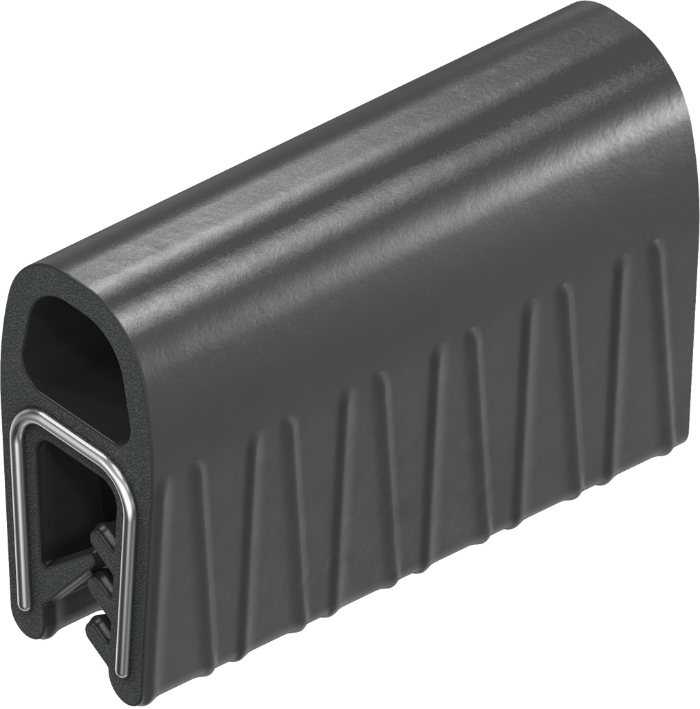 Sealing profile, self-clamping, Foam rubber EPDM; clamping profile EPDM 65 ± 5 Shore A black