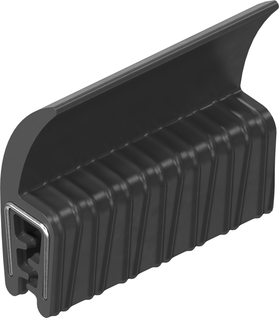 Sealing profile, self-clamping, EPDM 60 ± 5 Shore A black