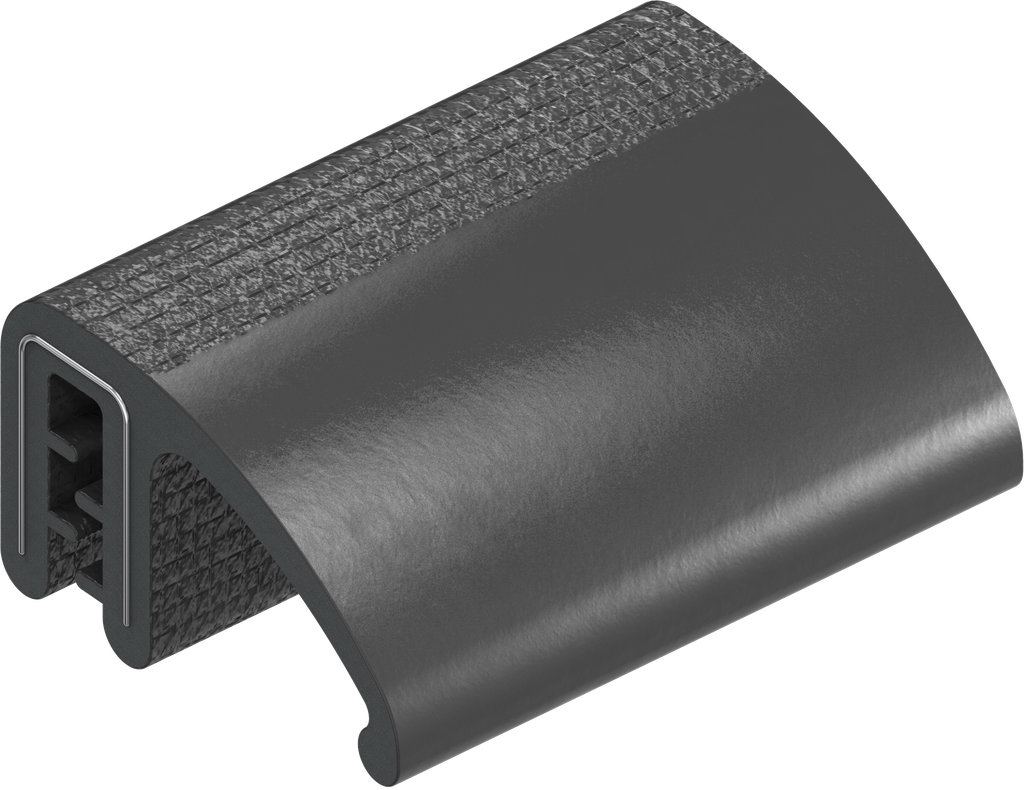 Sealing profile, self-clamping, EPDM 60 ± 5 Shore A black
