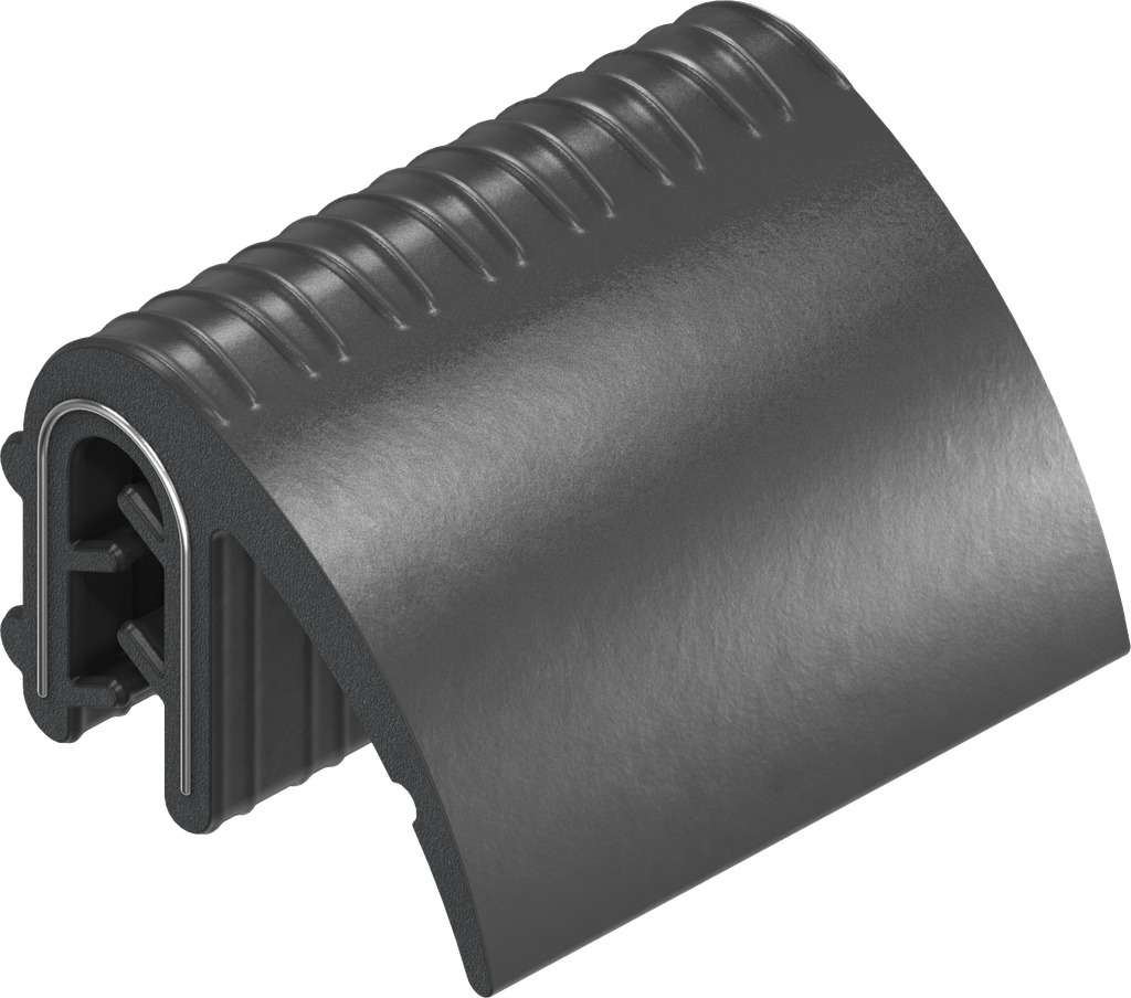 Sealing profile, self-clamping, EPDM 60 ± 5 Shore A black