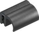 Sealing profile, self-clamping, Foam rubber EPDM; clamping profile EPDM 60 ± 5 Shore A black
