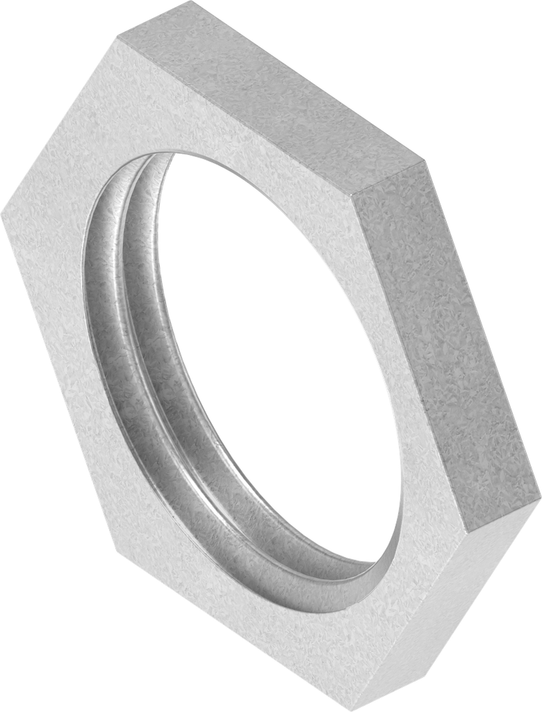Nut M16 x 1, Steel zinc-plated