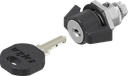 Knebel-Vorreiber Schließung 2233X, GD-Zn schwarz gepulvert