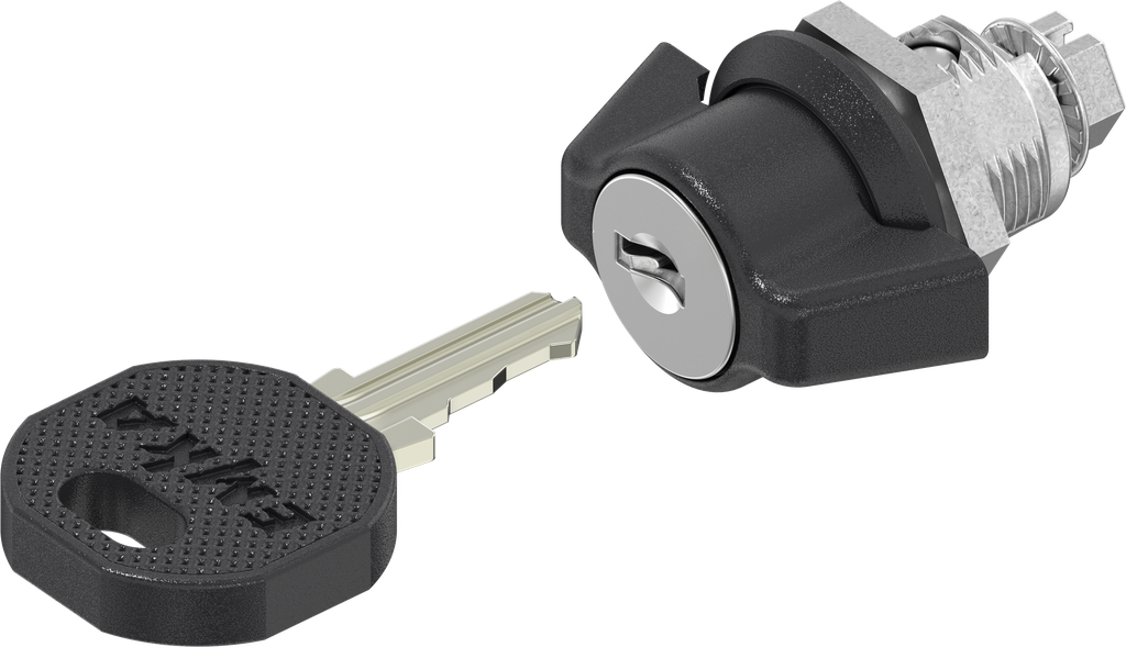 Knebel-Vorreiber unterschiedliche Schließung, GD-Zn schwarz gepulvert