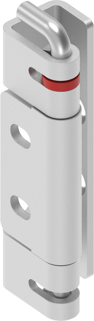 125° Hinge with captive pin, Stainless steel AISI 304