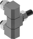 180° Hinge, Steel zinc-plated black