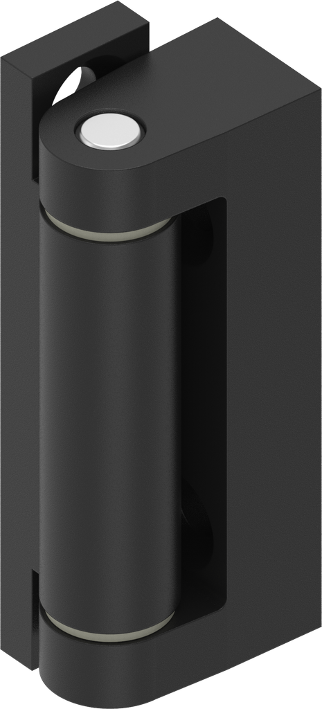 Anschraubscharnier. schwarz