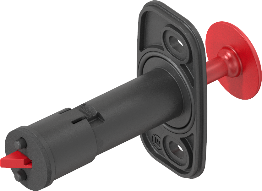 Notöffnung für Verschluss-Scharnier, Polyamid GF schwarz