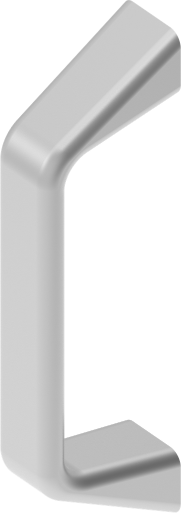 Bow-type handle, Die-cast aluminium blank