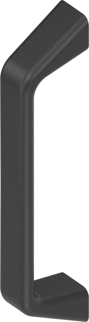 Bow-type handle, Die-cast aluminium black plastic-coated