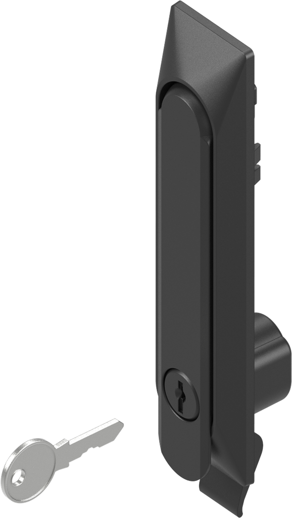 Swinghandle Eco 1150, keyed EK 333, Polyamide and zinc die black powder-coated