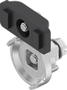 Fixing material bridge, adapter and screws for swinghandle 1185 with cam, Polyamide and zinc die