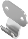 Hook, drilled, Stainless steel AISI 304