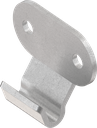 Hook, drilled, Steel zinc-plated DS plus top coat