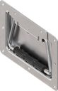 Toggle latch for corners without padlock facility, drilled, Steel zinc-plated DS plus top coat