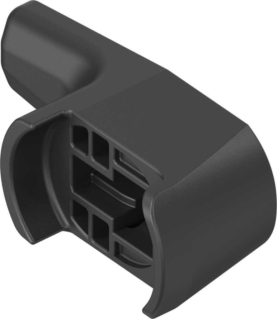 Rastzunge H = 18 mm, Polyamid GF schwarz