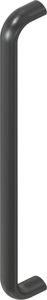 Bow-type handle, Aluminium black plastic-coated