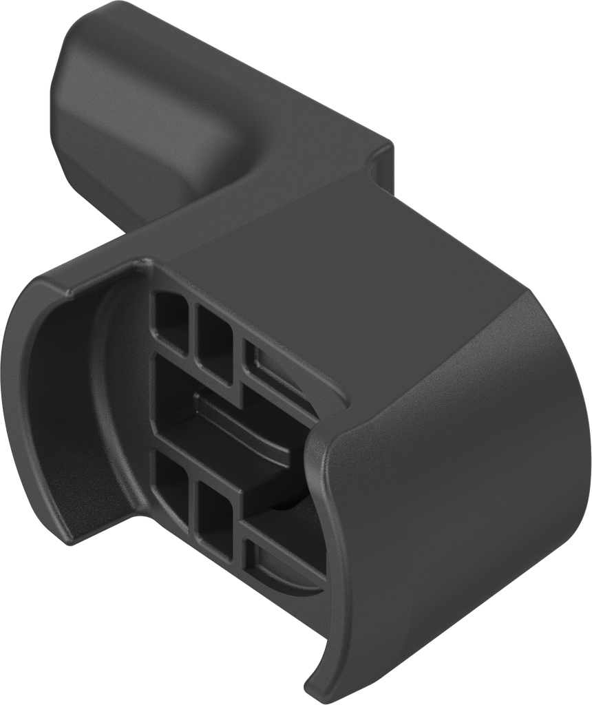 Rastzunge H = 22 mm, Polyamid GF schwarz