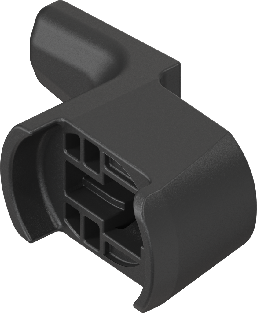 Rastzunge H = 24 mm, Polyamid GF schwarz