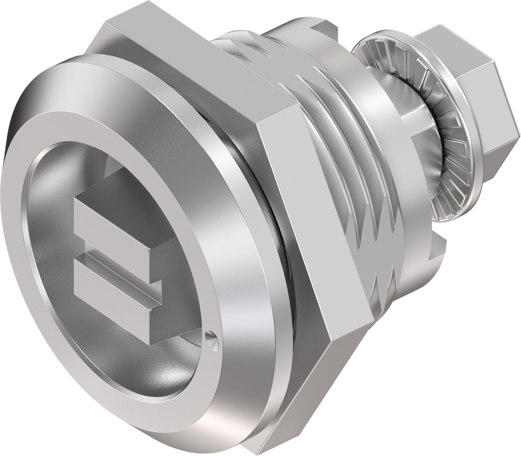 Vorreiber Ausführung Bahn mit Markierung, Edelstahl AISI 303