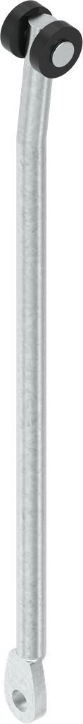 Round rod L = 367 mm, Steel zinc-plated