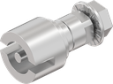 Insert double bit 3, Stainless steel AISI 303
