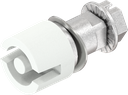 Insert double bit 5, Zinc die pure white powder-coated