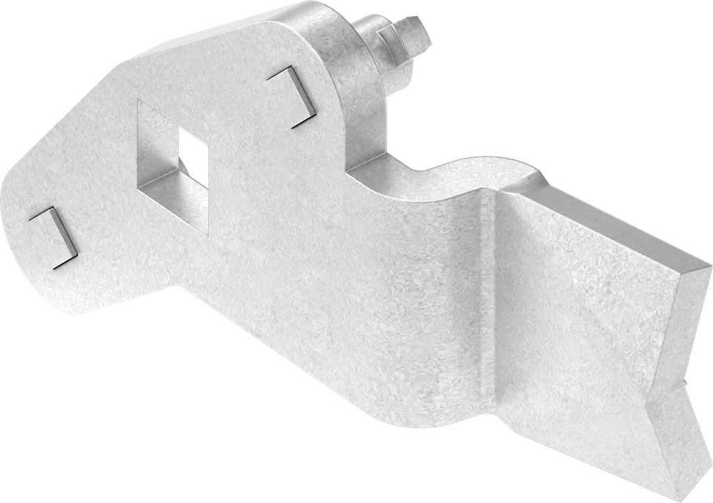 3-Point cam, left version, Steel zinc-plated