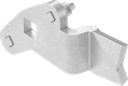 3-Point cam, left version, Steel zinc-plated