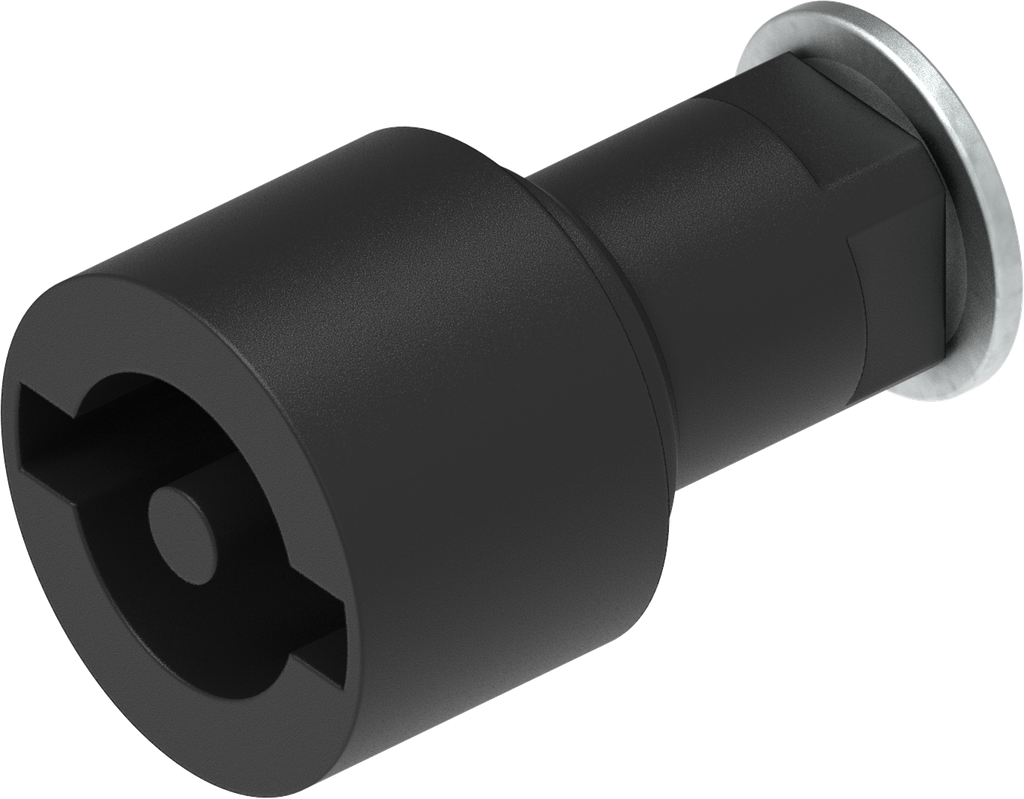 Insert double bit 3, Polyamide GF black