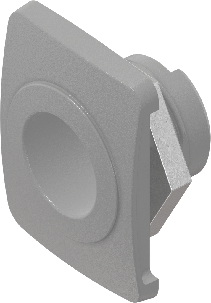 Housing, right version, Polyamide GF light grey