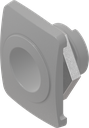 Housing, right version, Polyamide GF light grey