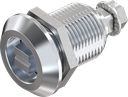 Compression latch railway version, Zinc die chrome-plated