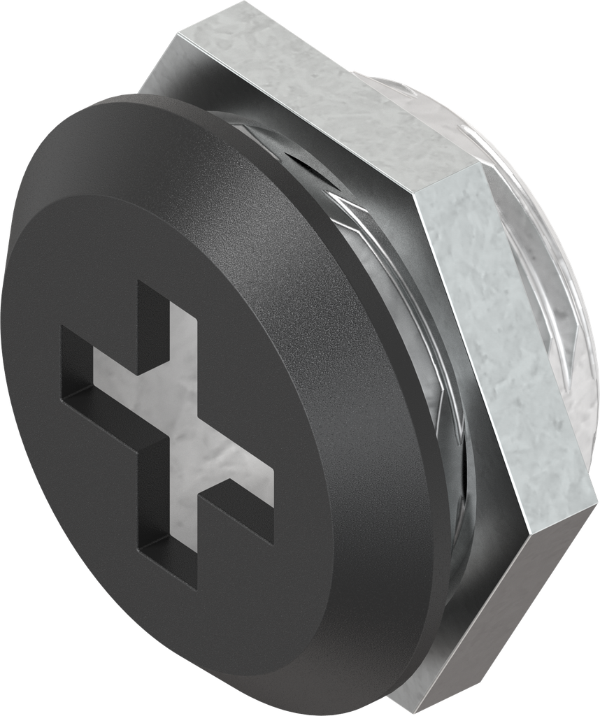 Key guide for FIAT, Zinc die black powder-coated