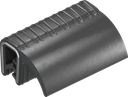 Sealing profile, self-clamping, Foam rubber NBR; clamping profile NBR 60 ± 5 Shore A black
