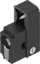 Locking set profile half cylinder with insert triangular 8, Polyamide GF black