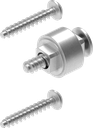 Fixing material for rod control and adapter for cam, Zinc die and steel zinc-plated
