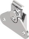 Compression latch, drilled, Stainless steel AISI 304
