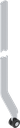 Flat rod without bore hole L = 1007.5 mm, Stainless steel AISI 304