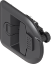 Folding T-handle with compression function, key system CH751, Polyamide GF black and zinc die black powder-coated