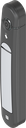 Swinghandle Agent E Smart Access, Zinc die white aluminium powder-coated and polyamide GF black