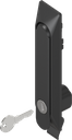 Swinghandle Eco 1150, keyed EK 333, Polyamide and zinc die black powder-coated